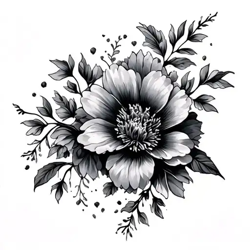 Flowers Along The Spine