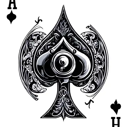 Playing Cards With Revolver