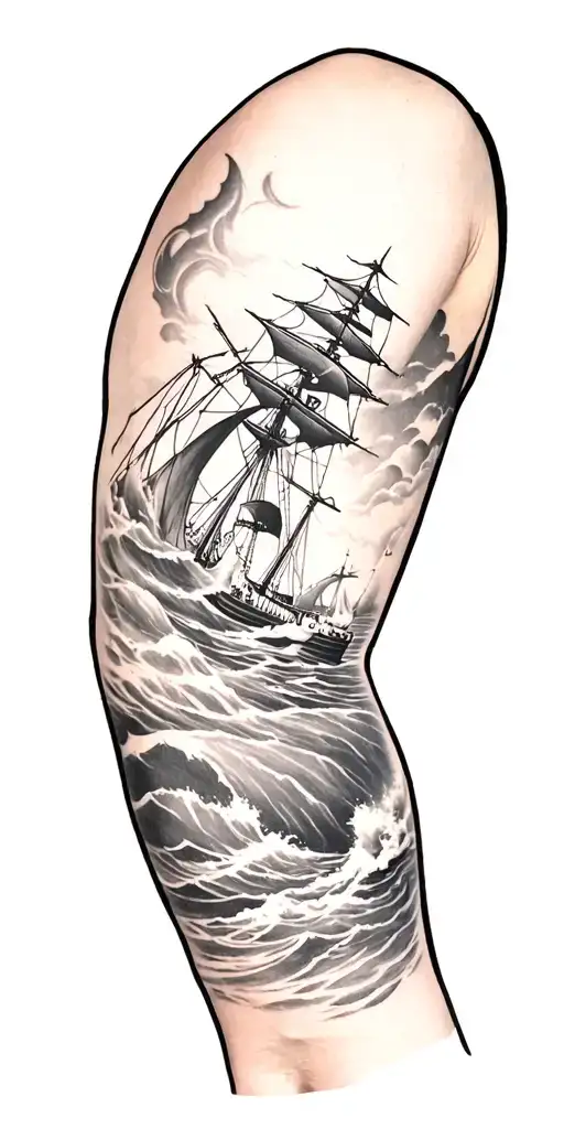 Nautical Arm Sleeve