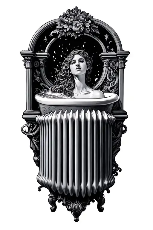 Radiator And Bathtub