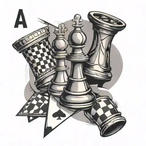 Chess And Poker Cards