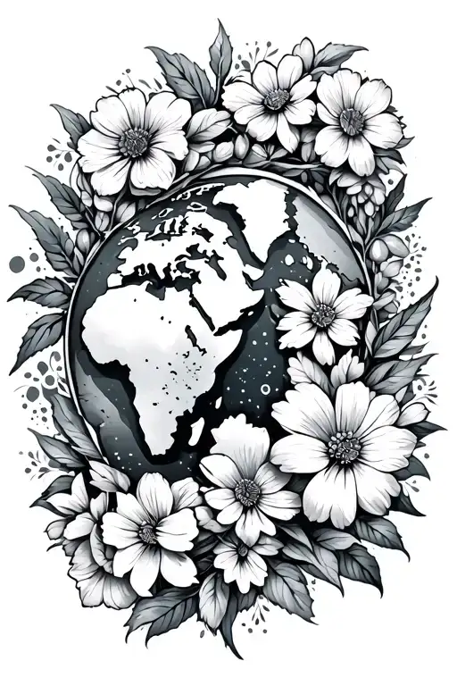 Flower Map World