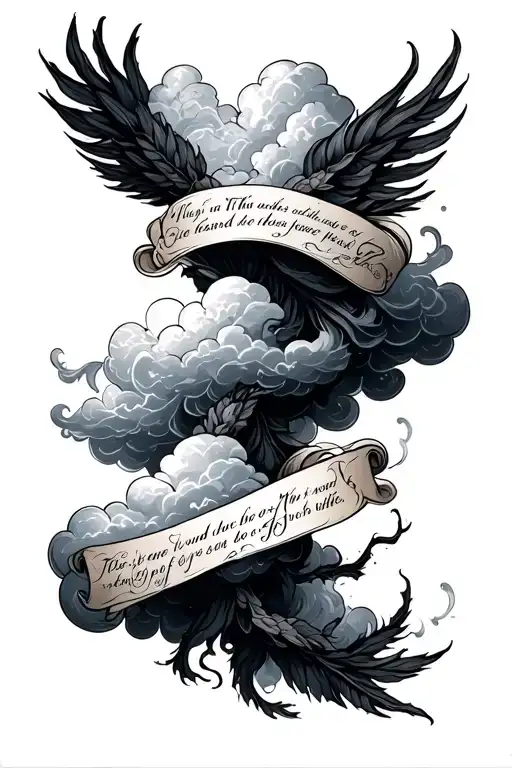 Cloud Sleeve With Bible Scripture