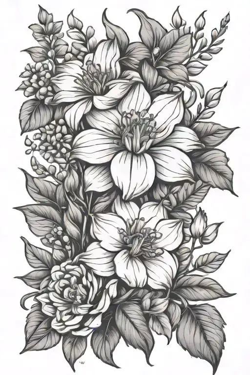 January March June July August December Birth Flowers