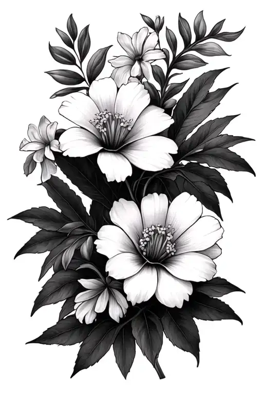 Australian Native Flowers On A Vinw