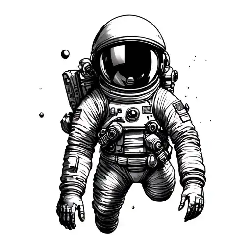 Astronaut Lost In Space