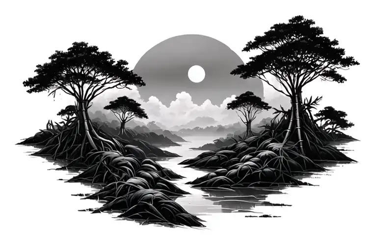 Bamboo Forest Landscape