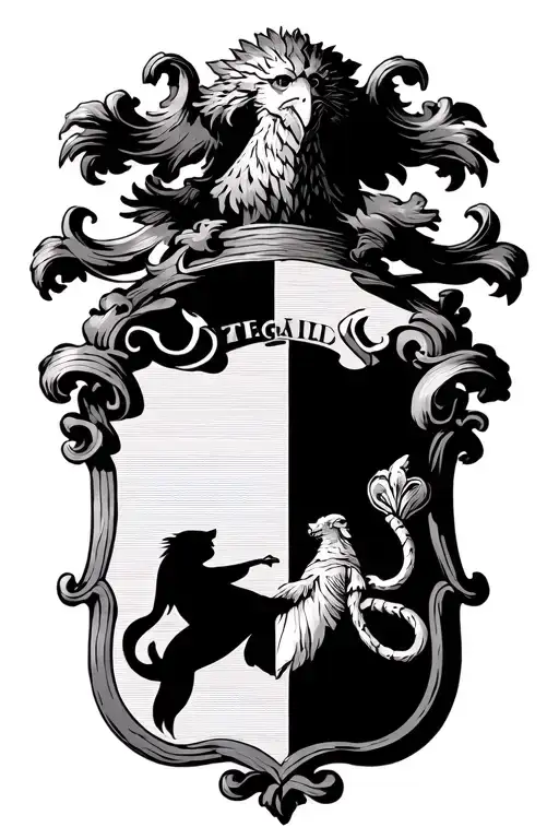 Fitzgerald Family Crest Incorporating Elements