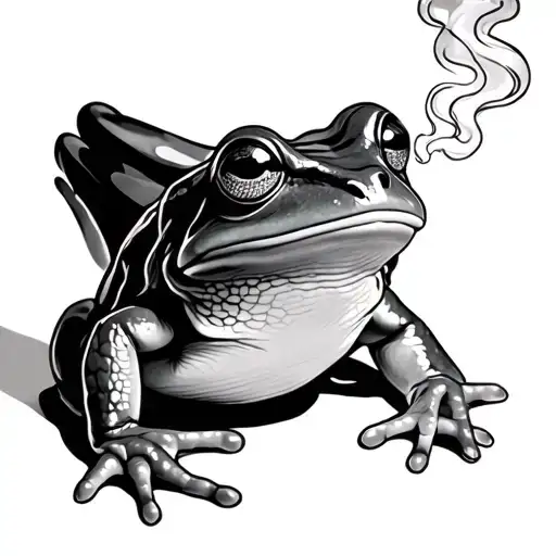 Frog Smoking