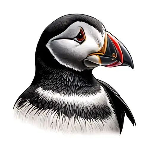 Puffin With Crochet Hooks In One