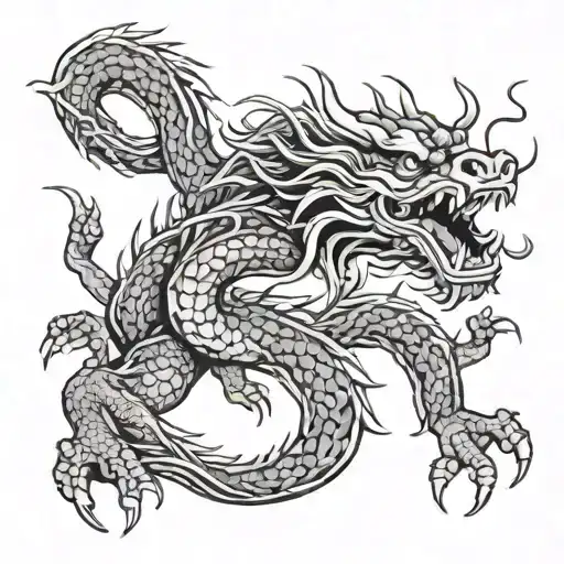Japanese Oriental Dragon