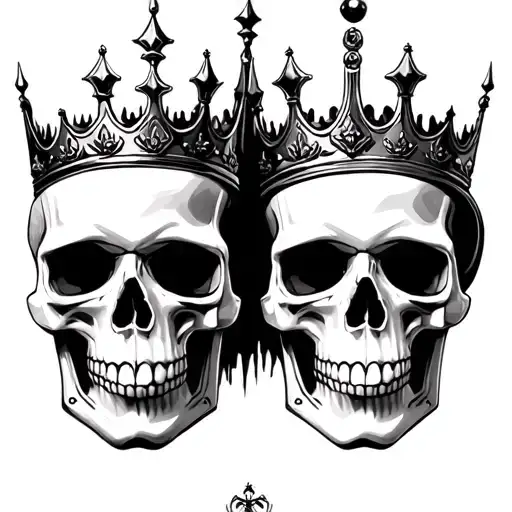 Skull King And Queen