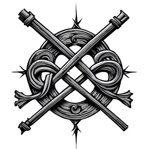 Chastity Symbol Intertwined Key