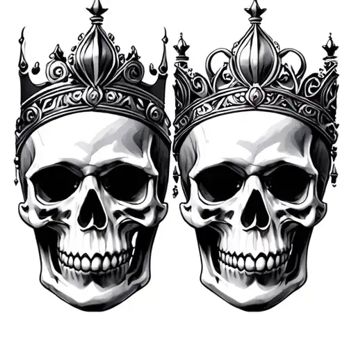 Skull King And Queen