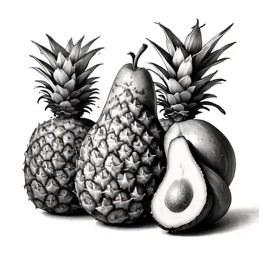 Pear Avocado Pineapple