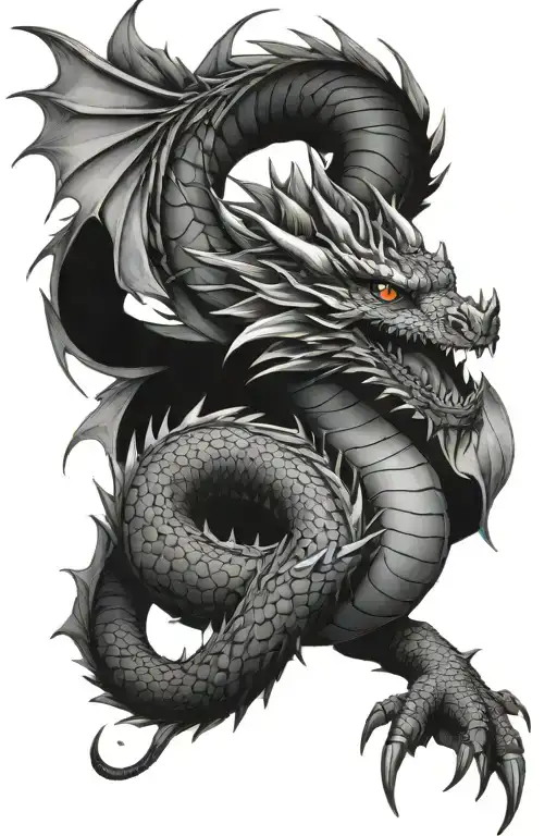 Femal Dragon Wrapped