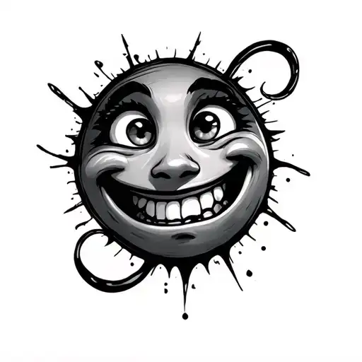 Sweet But Slightly Crazy Smiley Face