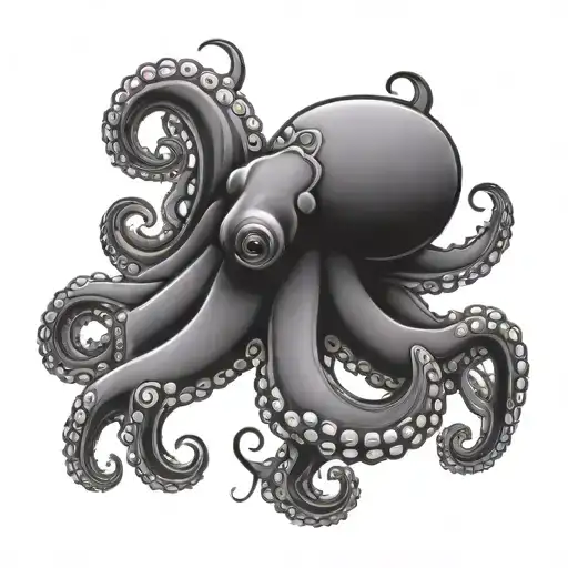 Octopus For Shoulder Tattoo Traditional Style