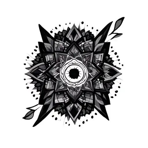 Geometric Design Mandela Style