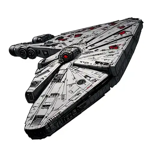 Millenium Falcon X Wing