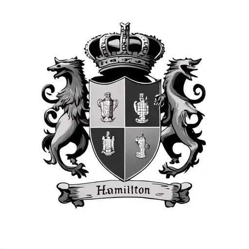 Family Coat Of Arms Hamilton