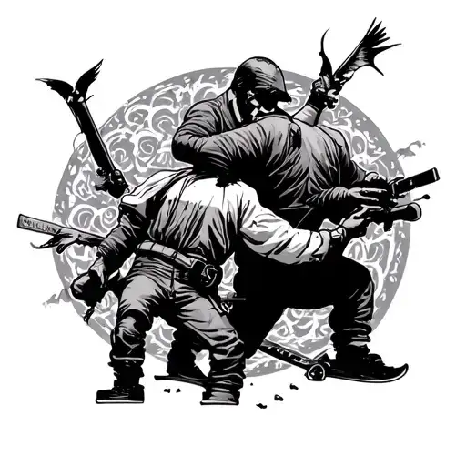 Skieletors Trying To Catch