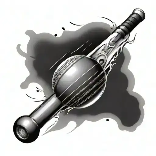 Cricket Bat And Ball