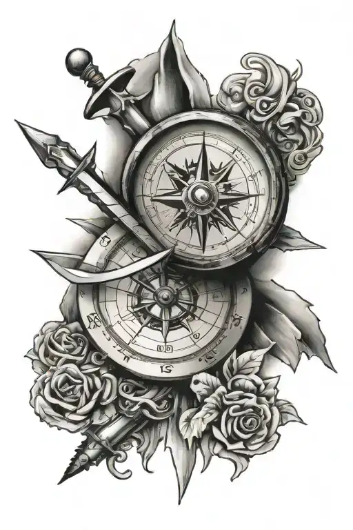 Compass And Swords