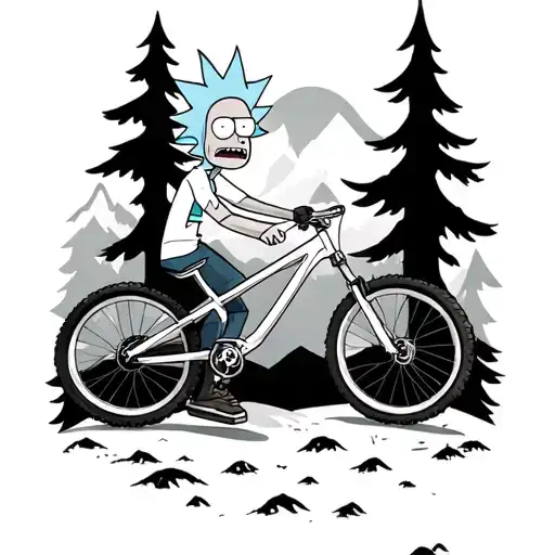 Rick & Morty Mountainbiking