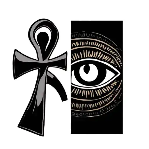 Ankh Symbol With Eye