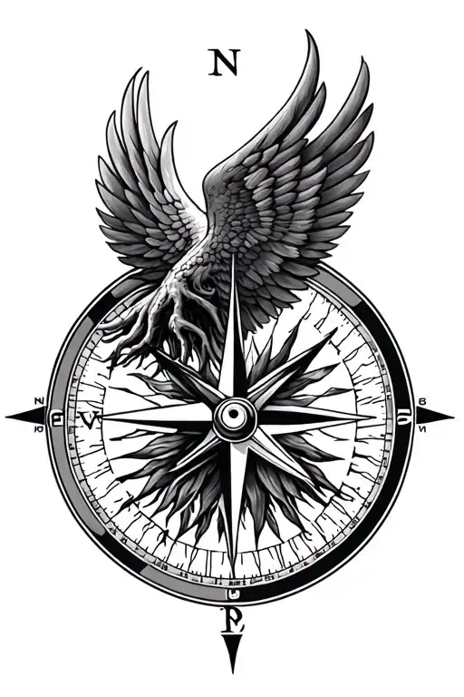 Roots And Wings On Compass