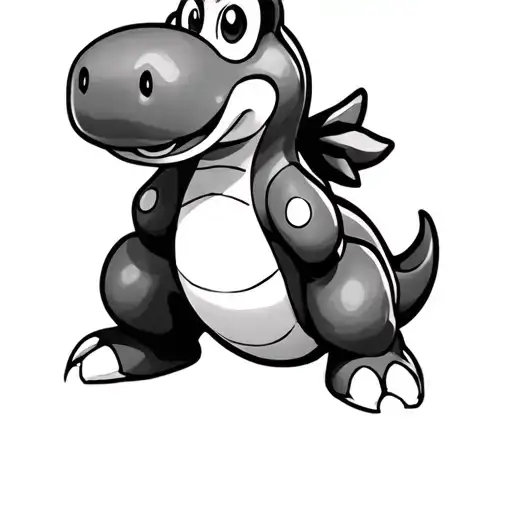 Black And Grey Baby Yoshi