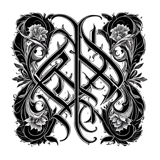 Two Word Ambigram Generator