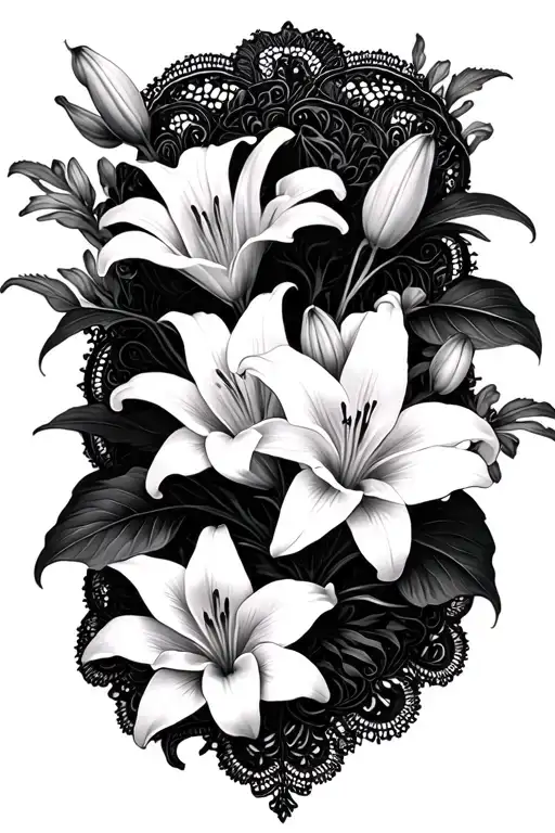 Lillies And Lace