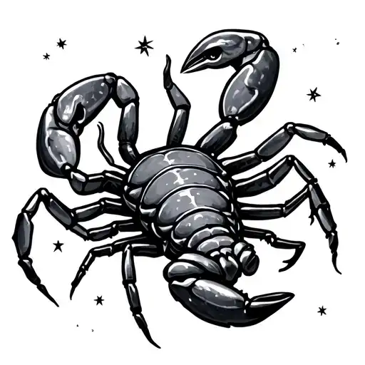 Scorpion Stars Constellation