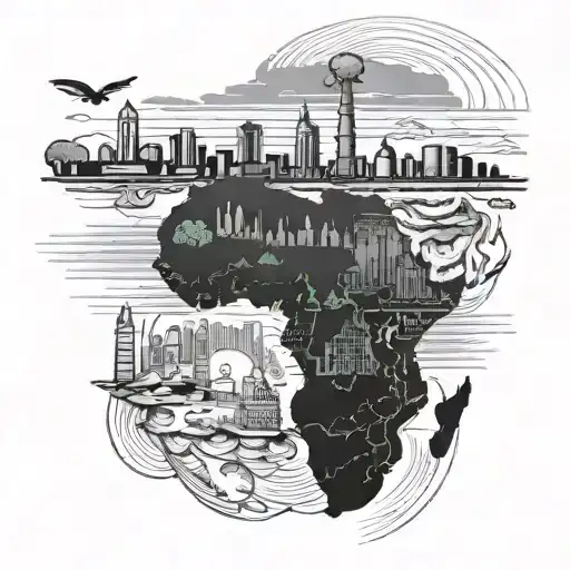 Africa Nigeria Benin City Skyline
