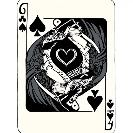 Tarot Card Featuring Ace Playing Card