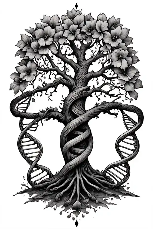 Irish Tree Of Life Dna Strand