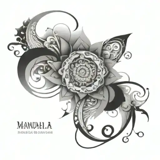Mandala And Abstraction Hidden Word