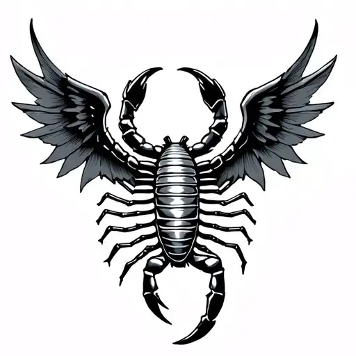 Scorpion With Wings