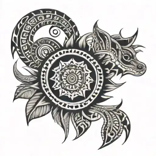 Create A Tattoo Design Inspired By Traditional Namibian Tribal Patterns