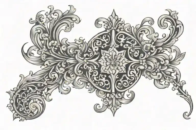 Victorian 4 Elements Pattern