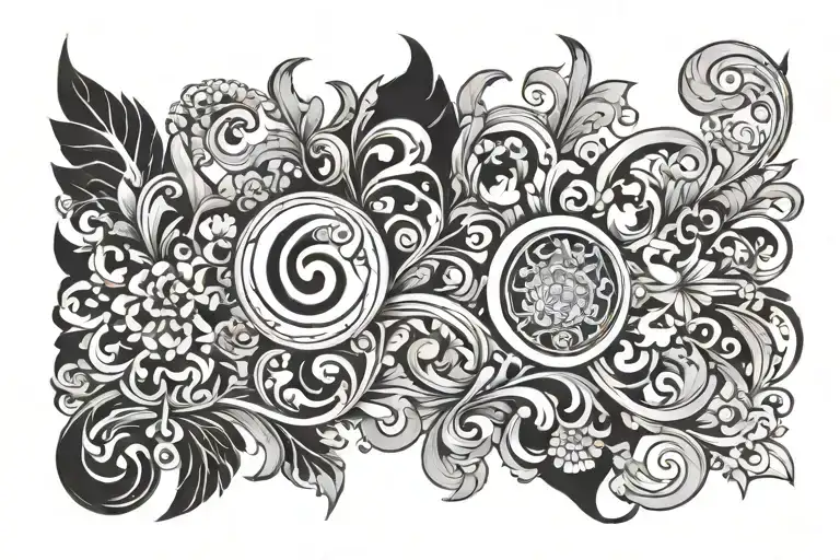 Victorian 4 Elements Pattern