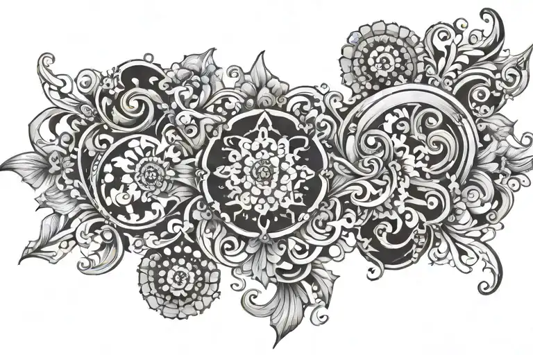 Victorian 4 Elements Pattern