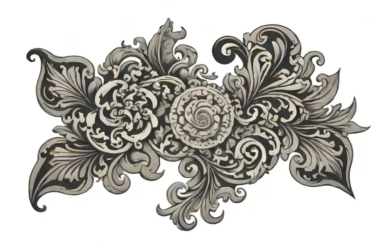 Victorian 4 Elements Pattern