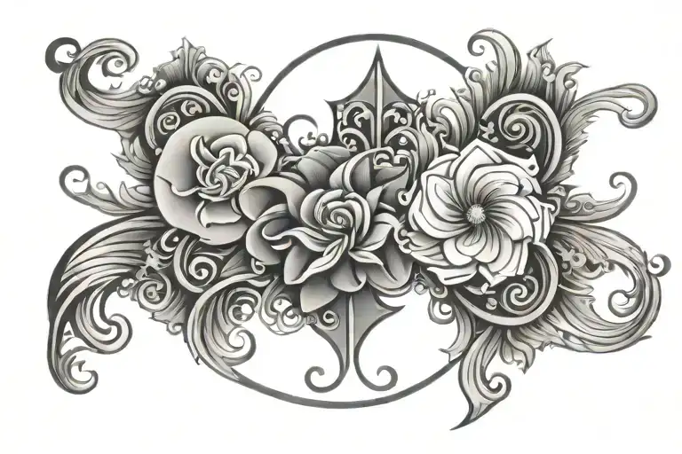 Victorian 4 Elements Pattern