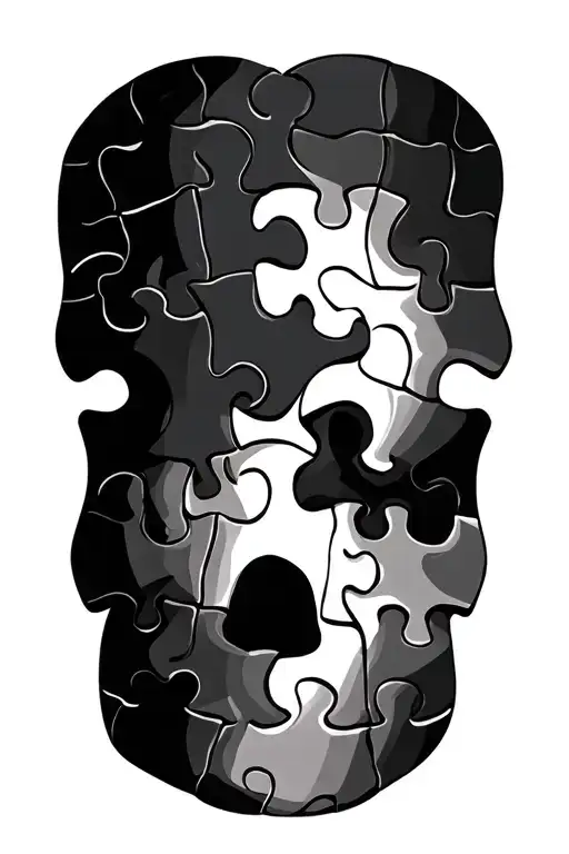 Autism Inspired Puzzle Pieces