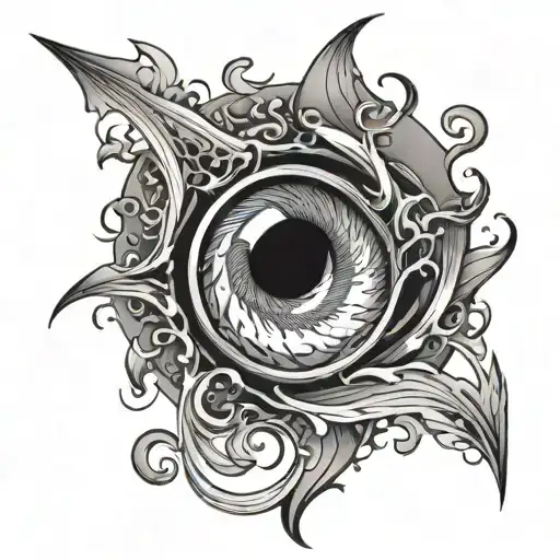 Liquid Tattoo With A Black Hole Infused