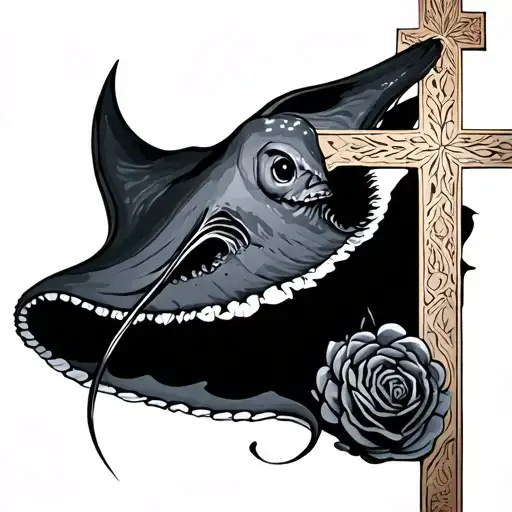 Malta Cross And Stingray