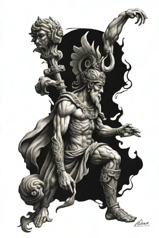 Mythologie Grecque Gods Full Arm